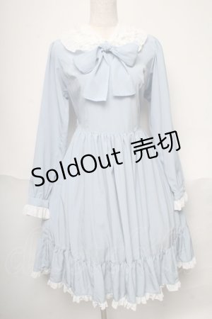 画像: Physical Drop / ベーシックワンピース  サックス S-25-06-01-039-LO-OP-HR-ZS