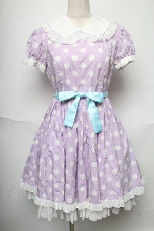画像: Angelic Pretty / French Dot Dreamワンピース  ラベンダー S-25-06-01-044-AP-OP-HR-ZS