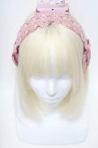 画像2: m petit by misako / AMレースカチューシャ  ピンク S-25-06-01-009-LO-AC-HR-ZS (2)