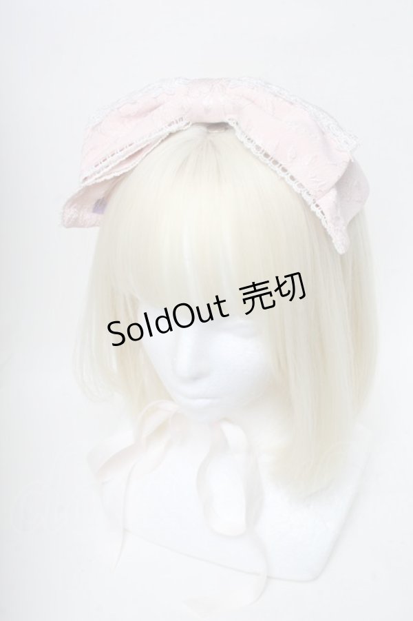 画像1: axes femme kawaii / レディローズヘッドドレス  ピンク S-25-06-01-012-AX-AC-HR-ZS (1)