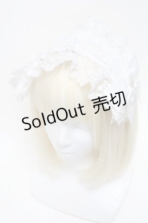 画像: LOLITA / ヘッドドレス  白 S-25-06-01-014-LO-ZA-HR-ZS
