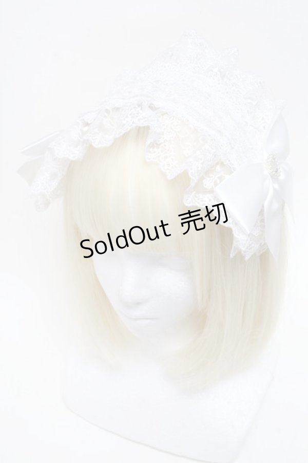 画像1: LOLITA / ヘッドドレス  白 S-25-06-01-014-LO-ZA-HR-ZS (1)