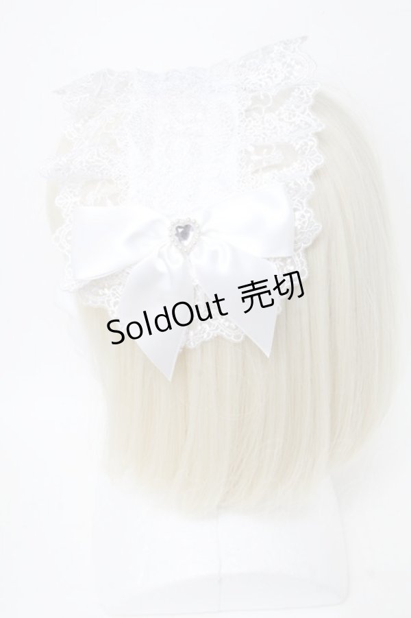 画像3: LOLITA / ヘッドドレス  白 S-25-06-01-014-LO-ZA-HR-ZS (3)