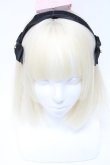 画像2: m petit by misako / NINA'sコラボ AM*NIフラワーカチューシャ  黒 S-25-06-01-002-LO-AC-HR-ZS (2)