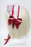 画像3: BABY,THE STARS SHINE BRIGHT / Creamy Ribbonヘッドドレス  エンジｘ白 S-25-06-01-018-BA-AC-HR-ZS (3)