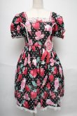 画像5: Angelic Pretty / Fresh Strawberry Dinerワンピース  黒 S-25-06-01-029-AP-OP-HR-ZS (5)