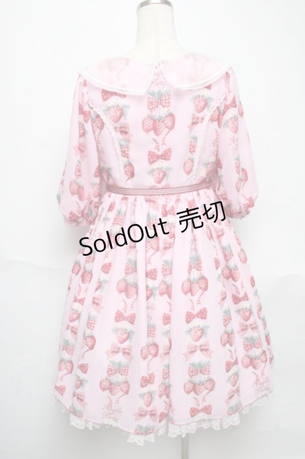画像2: Angelic Pretty / Strawberry Dollワンピース  ピンク S-25-06-01-032-AP-OP-AS-ZS (2)