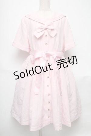 画像: LIEF / セーラーシリーズ ワンピース XXL ピンク S-25-06-01-033-LO-TO-HR-ZS