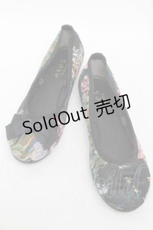 画像: axes femme / ゴブランシューズ M 黒 S-25-06-03-012-AX-SH-AS-ZS