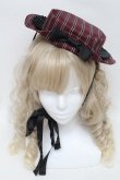 画像2: Victorian maiden / レジメンタルストライプキャノチェ  ワイン S-25-06-03-018-CL-AC-AS-ZS (2)