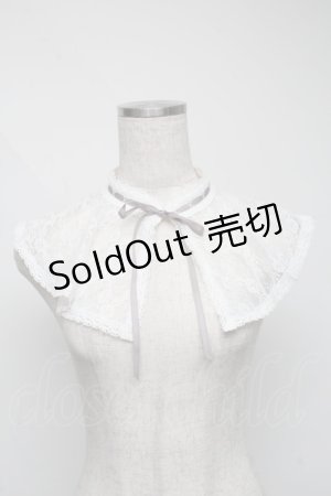 画像: Fi.n.t / レース付け襟  白 S-25-06-03-021-CA-ZA-AS-ZS