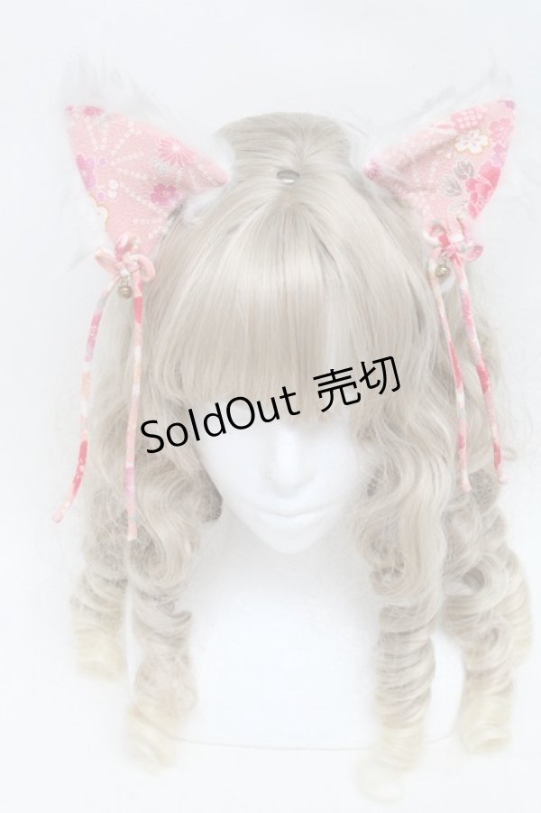 画像2: LOLITA / ねこ耳クリップ  白 S-25-06-03-003-LO-ZA-AS-ZS (2)