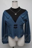 画像1: axes femme POETIQUE / レイヤードオリエンタルシャツ  ブルーグリーン S-25-06-03-035-AX-TO-AS-ZS (1)