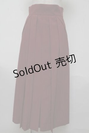 画像: NO.S PROJECT / 大正浪漫　袴スカート  ワイン S-25-06-04-047-LO-SK-AS-ZS