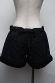 画像3: ALGONQUINS / チェックショートパンツ  グレーｘ紺 S-25-06-04-050-AL-PA-AS-ZS (3)