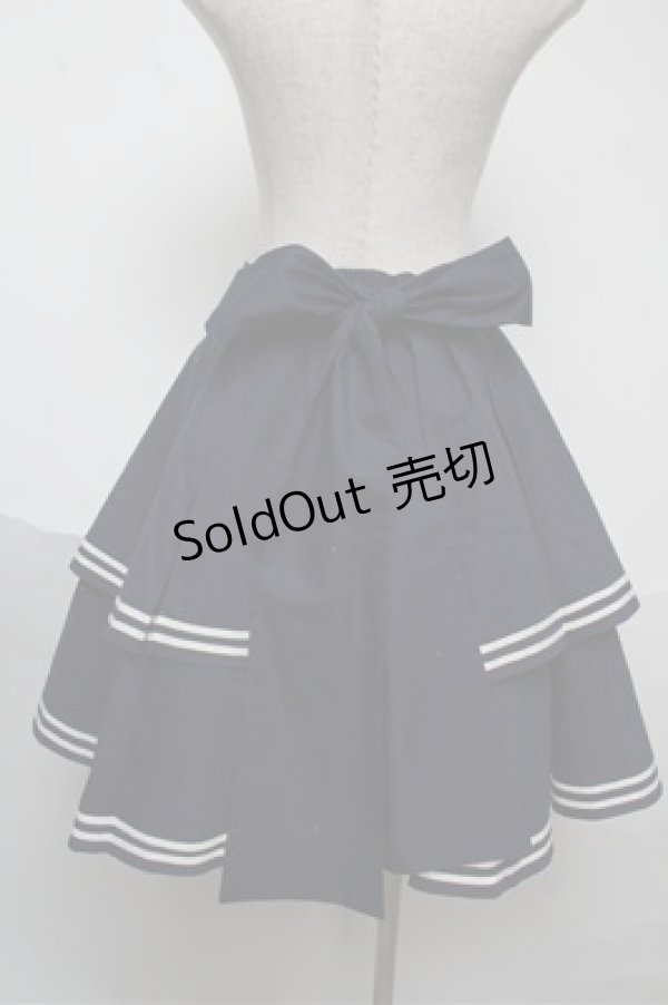 画像2: metamorphose / セーラースカート  紺 S-25-06-04-057-ME-OP-AS-ZS (2)