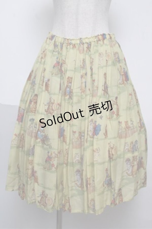 画像1: Jane Marple / NURSERY LANDスカート  イエロー S-25-06-04-058-JM-SK-AS-ZS (1)