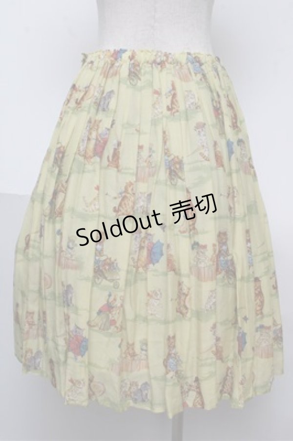 画像2: Jane Marple / NURSERY LANDスカート  イエロー S-25-06-04-058-JM-SK-AS-ZS (2)