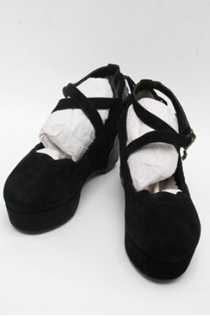 画像: axes femme POETIQUE / 厚底ボリュームヒールパンプス M 黒 S-25-06-04-007-AX-SH-AS-ZS