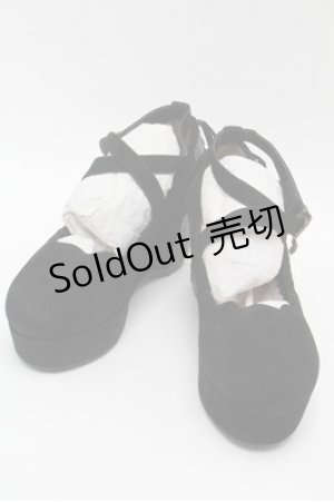 画像: axes femme POETIQUE / 厚底ボリュームヒールパンプス M 黒 S-25-06-04-007-AX-SH-AS-ZS