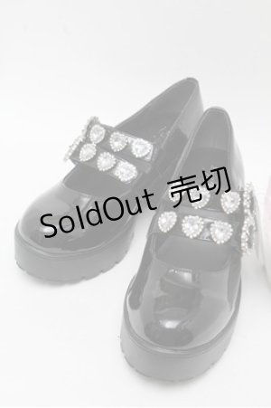 画像: Lovely Tency / 眞白ありすコラボ厚底ローファー L 黒 S-25-06-04-002-LO-SH-HR-ZS