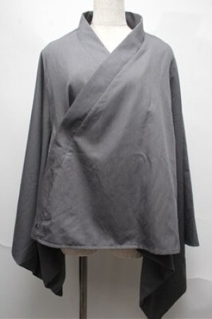画像: IRO+IRO / 着物袖トップス  グレー S-25-06-04-016-LO-TO-HR-ZS