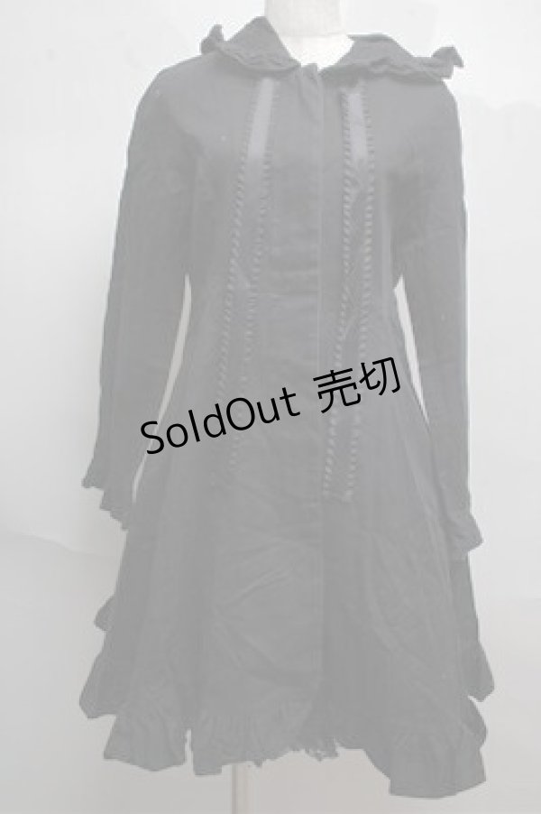 画像1: MAM MAXICIMAM / スプリングコート  黒 S-25-06-04-023-PU-CO-AS-ZS (1)