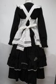 画像2: metamorphose / Clan chateauワンピース  黒ｘ白 S-25-06-04-025-ME-OP-AS-ZS (2)