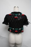 画像2: Angelic Pretty / いちごニットボレロ  黒 S-25-06-05-026-AP-TO-HR-ZS (2)