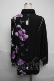 画像2: TRAVAS TOKYO / 昇華シャツ  黒ｘ紫 S-25-06-05-028-PU-TO-HR-ZS (2)