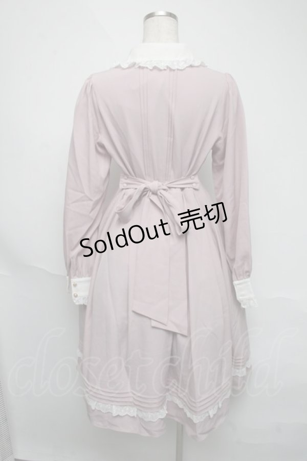 画像2: Amavel / Monogram Antique Ribbonワンピース  ピンク S-25-06-05-038-CA-OP-HR-ZS (2)