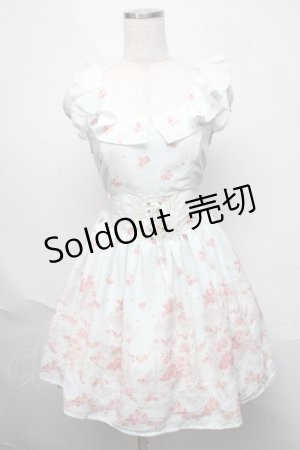 画像: LIZ LISA / 花柄シフォンチュニック  ブルー S-25-06-06-045-LO-TO-AS-ZS