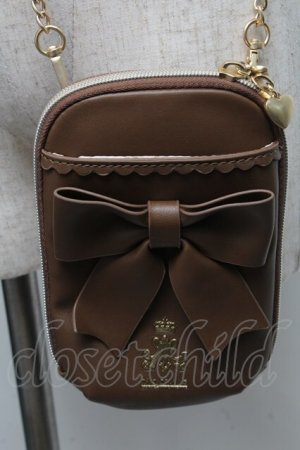 画像: m petit by misako / NINA’S コラボショルダーバッグ  ブラウン S-25-06-06-014-LO-BG-AS-ZS