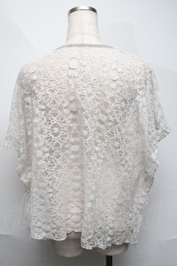 画像2: axes femme / 総レースアンサンブル  白 S-25-06-06-024-AX-TO-HR-ZS (2)