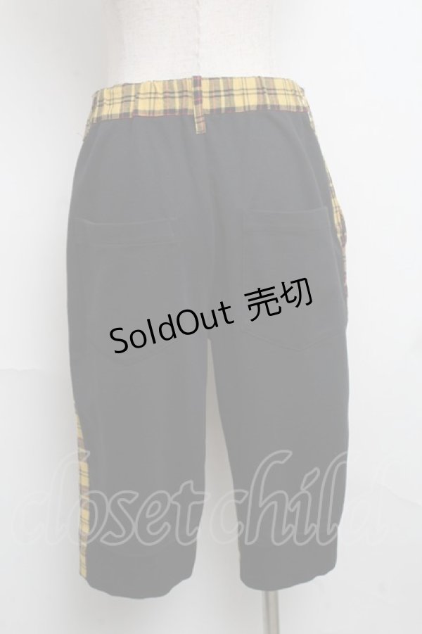 画像2: MILKBOY / タータンチェックハーフパンツ  イエロー S-25-06-07-058-MB-PA-AS-ZS (2)