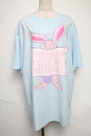 画像: MILKBOY / HATE BUNNY　TEE L サックス S-25-06-07-002-MB-TS-AS-ZS