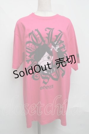 画像: QOOZA / QOOZA×地元最高コラボ/●ちゃんTシャツ  ピンク S-25-06-07-015-GO-TO-AS-ZS