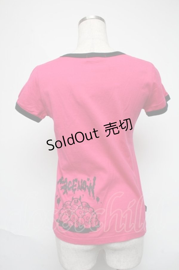 画像2: PEACE NOW / プリントカットソー   S-25-06-07-016-PU-BL-HR-ZS (2)