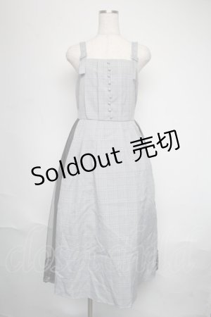 画像: axes femme / サイドプリーツ切替ジャンスカ  黒ｘ白 S-25-06-09-1050-AX-OP-AS-ZS