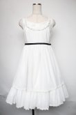 画像1: Angelic Pretty / Pure Lady ジャンパースカート  白 S-25-06-09-1052-AP-OP-HR-ZY (1)