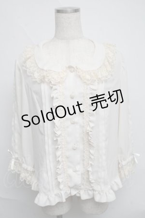 画像: Lovely MAXICIMAM / シャピトール ローズ ミニョン ブラウス  スウィートミルクティ（オフ） S-25-06-09-1018-LO-BL-AS-ZS