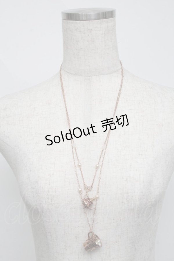 画像3: axes femme / ティータイム2連ネックレス  ピンク S-25-06-09-022-AX-AC-HR-ZS (3)