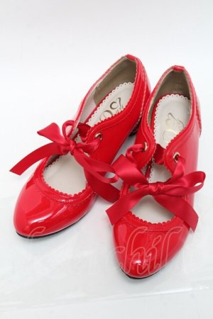 画像: Dear My Love / いちごヒールロリータパンプス 23.5 赤 S-25-06-11-006-EL-SH-HR-ZS