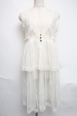 画像: axes femme / ドットチュール重ねジレ  オフ S-25-06-11-014-AX-TO-AS-ZS