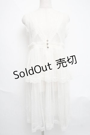 画像: axes femme / ドットチュール重ねジレ  オフ S-25-06-11-014-AX-TO-AS-ZS