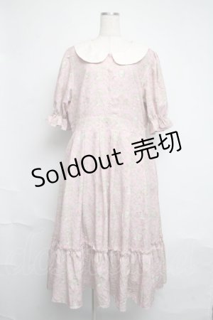 画像: m petit by misako / NINA’Sコラボトワルドジュイワンピース 3L ピンク S-25-06-12-041-LO-OP-HR-ZS