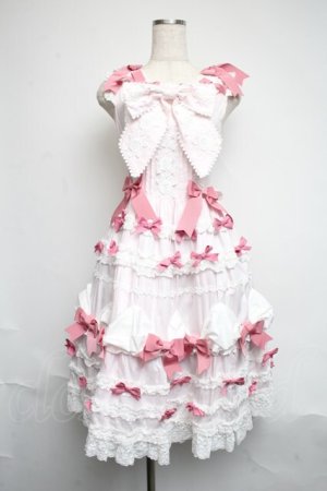 画像: BABY,THE STARS SHINE BRIGHT / Creme Chantilly Princessジャンパースカート  ピンク S-25-06-12-042-BA-OP-AS-ZS