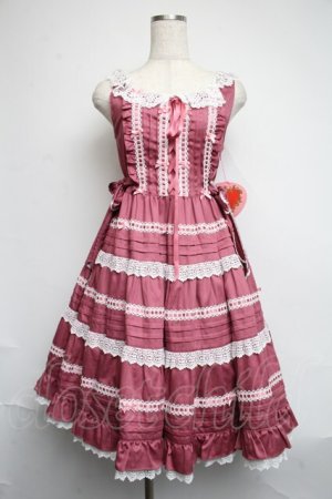 画像: BABY,THE STARS SHINE BRIGHT / Maison de Petite Rubanジャンパースカート  ローズピンク S-25-06-12-043-BA-OP-AS-ZS