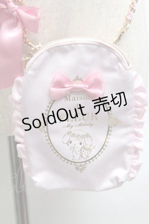 画像: Maison de FLEUR / マイメロディモバイルショルダーバッグ  ピンク S-25-06-12-008-LO-BG-AS-ZS