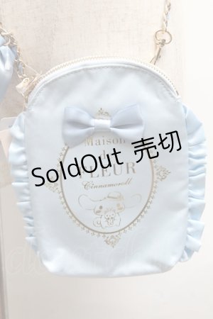 画像: Maison de FLEUR / シナモロールモバイルショルダー  サックス S-25-06-12-009-LO-BG-AS-ZS